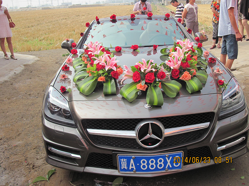 鮮花婚車